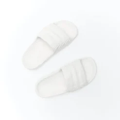 Adidas Originals - Adilette 22 (Crystal White / Crystal White / Core Black) -Mode Vêtement Magasin ADIDAS Originals Adilette 22 Crystal White Crystal White Core Black 7