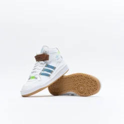 Adidas Originals - Forum Mid "Ksenia Schnaider" (White/ Begin Color/ Preloved Brown) -Mode Vêtement Magasin ADIDAS Originals Forum Mid Ksenia Schnaider White Supplier Colour Preloved Brown 3