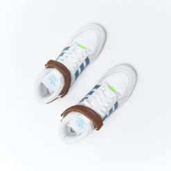 Adidas Originals - Forum Mid "Ksenia Schnaider" (White/ Begin Color/ Preloved Brown) -Mode Vêtement Magasin ADIDAS Originals Forum Mid Ksenia Schnaider White Supplier Colour Preloved Brown 7