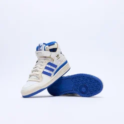 Adidas - Forum 84 Hi (Cloud White/Royal Blue/Cloud White) -Mode Vêtement Magasin Adidas Forum 84 Hi Cloud White Royal Blue Cloud White 3