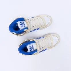Adidas - Forum 84 Hi (Cloud White/Royal Blue/Cloud White) -Mode Vêtement Magasin Adidas Forum 84 Hi Cloud White Royal Blue Cloud White 7