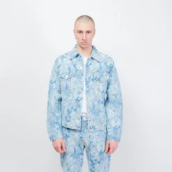 Arises Cartoon Trucker Jacket - Pale Wash -Mode Vêtement Magasin Aries Arise Cartoon Trucker Jacket Pale Wash 1