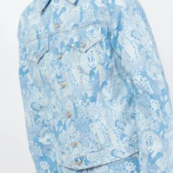 Arises Cartoon Trucker Jacket - Pale Wash -Mode Vêtement Magasin Aries Arise Cartoon Trucker Jacket Pale Wash 4