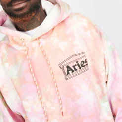 Aries Tie Dye Hood Temple Multi -Mode Vêtement Magasin Aries Tie Dye Hood Temple Multi 2
