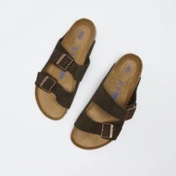 Birkenstock - Arizona Men SFB Suede (Mocca) -Mode Vêtement Magasin Birkenstock Arizona Men SFB Suede Mocca 6