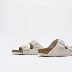 Birkenstock - Arizona SFB VL (Antique White) -Mode Vêtement Magasin Birkenstock Arizona SFB VL Antique White Narrow fit 5