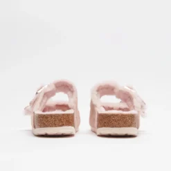 Birkenstock Arizona Shearling Suede Leather Light Rose -Mode Vêtement Magasin Birkenstock Arizona Shearling Suede Leather Light Rose 4
