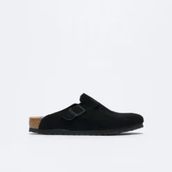 Birkenstock - Boston Suede SFB VL (Black)