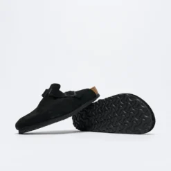 Birkenstock - Boston Suede SFB VL (Black) -Mode Vêtement Magasin Birkenstock Boston VL Black 3