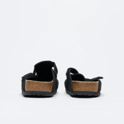 Birkenstock - Boston Suede SFB VL (Black) -Mode Vêtement Magasin Birkenstock Boston VL Black 4