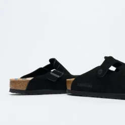 Birkenstock - Boston Suede SFB VL (Black) -Mode Vêtement Magasin Birkenstock Boston VL Black 5