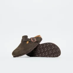 Birkenstock - Boston VL SFB Suede (Mocha) -Mode Vêtement Magasin Birkenstock Boston VL SFB Suede Mocha 3
