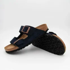 Birkenstock Sandales Arizona SFB Suede Leather Navy Women -Mode Vêtement Magasin Birkenstock Sandales Arizona SFB Suede Leather Navy women 03