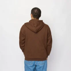 Cash Only - Campus Zip-Thru Hood (Brown) -Mode Vêtement Magasin Cash Only Campus Zip Thru Hood Brown 4