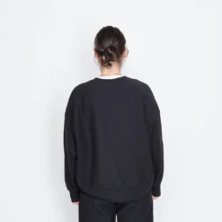 Champion - Reverse Weave Crewneck Sweatshirt (Black) -Mode Vêtement Magasin Champion Reverse Weave Crewneck Sweatshirt Black 4