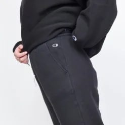 Champion - Reverse Weave Elastic Cuff Pants NBK (Black) -Mode Vêtement Magasin Champion Reverse Weave Elastic Cuff Pants NBK Black 4