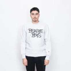Champion X Beastie Boys - Crewneck Sweatshirt (Heather Gray)