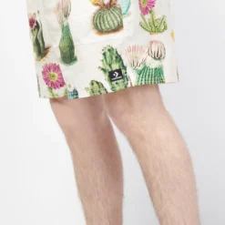 Converse - Printed Woven Resort Shorts (Desert Sand) "Cactus" -Mode Vêtement Magasin Converse Printed Woven Resort Shorts Desert Sand Cactus 3