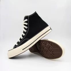Converse Chuck 70 Hi "Black Egret" -Mode Vêtement Magasin Converse Chuck 70 Hi Black black egret 03