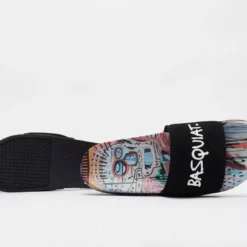 DC Shoes X Basquiat Slide - Black/Multi -Mode Vêtement Magasin DC Shoes x Basquiat Slide Black Multi 4