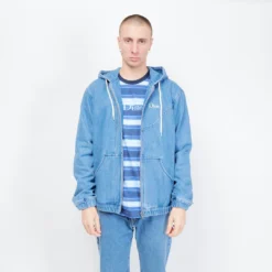 Dime - Hood Denim Bomber (Light Wash) 6 Dime - Hood Denim Bomber (Light Wash) -Mode Vêtement Magasin Dime Hood Denim Bomber Light Wash 1