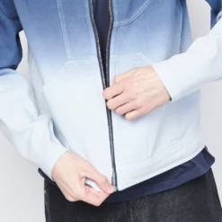 Dime MTL - DIPPED Twill Jacket (Navy) -Mode Vêtement Magasin Dime MTL Dipped Twill Jacket Navy 3