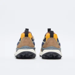 Flower Mountain - Yamano 3 Man Suede/Nylon (Navy/Green) -Mode Vêtement Magasin Flower Mountain Yamano 3 Man Suede Nylon Navy Green 4