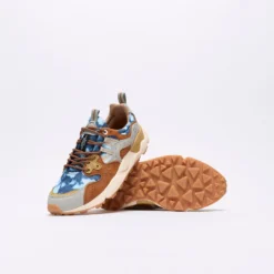Flower Mountain X Universal Works - Yamano 3 Uni Nubuck/Suede (Navy/Brown) -Mode Vêtement Magasin Flower Mountain x Universal Works Yamano 3 Uni Nubuck Suede Navy Brown 3