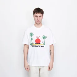 Free Skate Magazine - Marrakech Tee (White)