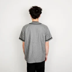 FUCKING AWESOME BASEBALL OVER SHIRT - GREY / BLACK 5 FUCKING AWESOME BASEBALL OVER SHIRT - GREY / BLACK -Mode Vêtement Magasin Fucking Awesome Baseball Over Shirt Grey Black 3