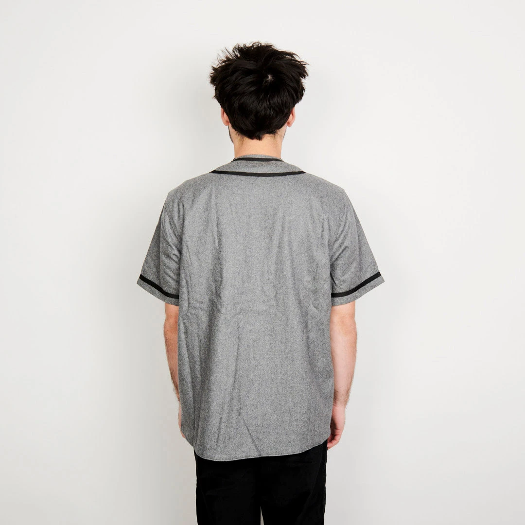 FUCKING AWESOME BASEBALL OVER SHIRT - GREY / BLACK 3 FUCKING AWESOME BASEBALL OVER SHIRT - GREY / BLACK – Image 3