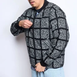 Fucking Awesome - Filigree Bomber Jacket (Black) -Mode Vêtement Magasin Fucking Awesome Filigree Bomber Jacket Black 1