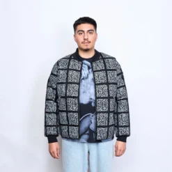 Fucking Awesome - Filigree Bomber Jacket (Black) -Mode Vêtement Magasin Fucking Awesome Filigree Bomber Jacket Black 4