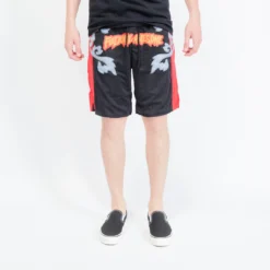 Fucking Awesome - Muay Thai Basketball Short (Black/red)
