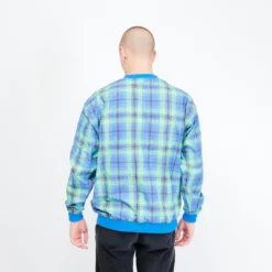 Fucking Awesome - Windshirt In Flannel Print (Blue) -Mode Vêtement Magasin Fucking Awesome Windshirt In Flannel Print Blue 3