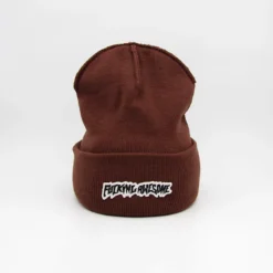 Damn It, Beanie Brown With The Little Stamp Sleeve