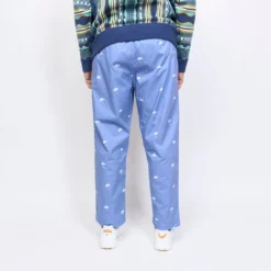 Helas Caps Co - All Over Pyjama Pant (Grey/Blue) -Mode Vêtement Magasin Helas Caps Co All Over Pyjama Pant Grey Blue 3