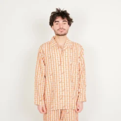 Helas Caps Co Horse Pyjama Shirt - Beige