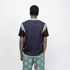 Helas Caps Co Polo Club Knitted Vest (Black) -Mode Vêtement Magasin Helas Caps Co Polo Club Knitted Vest Black 3