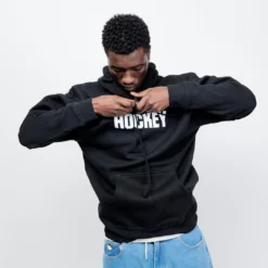 Hockey Skateboards HP Synthetic Hood (Black) -Mode Vêtement Magasin Hockey Skateboards HP Synthetic Hood Black 1