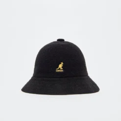 Kangol Bermuda Casual Hat (Black / Gold)