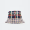 Kangol Plaid Mashup Bucket (Golden Palm)