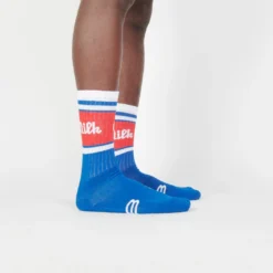 Milk Milson Socks Made In France - Royal Blue/Red -Mode Vêtement Magasin Milk Milson Socks Made in France Royal Blue Red 2