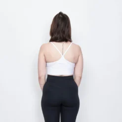 Brassière Nike - Dri-FIT Indy Women's (White) -Mode Vêtement Magasin Nike Dri FIT Indy Women s Light Support Padded V Neck Sports Bra White 3