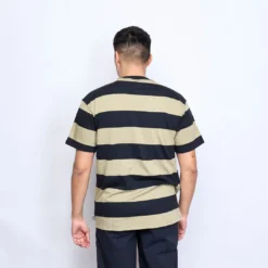 Nike SB - Big Stripes Tee (Neutral Olive/Black-White) -Mode Vêtement Magasin Nike SB Big Stripes Tee Neutral Olive Black White 3