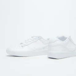 Nike SB Force 58 Premium Leather "Triple White" -Mode Vêtement Magasin Nike SB Force 58 Premium Leather Triple White DH7505 100 5