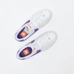 Nike SB - Zoom Pogo Plus ISO (White/Court Purple) -Mode Vêtement Magasin Nike SB Zoom Pogo Plus ISO White Court Purple 7