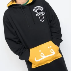 Patta X Hassan Hajjaj's Andy Wahloo - Djellaba (Black) -Mode Vêtement Magasin Patta x Hassan Hajjaj s Andy Wahloo Djellaba Black 3