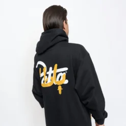 Patta X Hassan Hajjaj's Andy Wahloo - Djellaba (Black) -Mode Vêtement Magasin Patta x Hassan Hajjaj s Andy Wahloo Djellaba Black 5