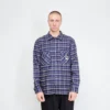 Polar Skate Co - Flannel Shirt (Rich Navy)